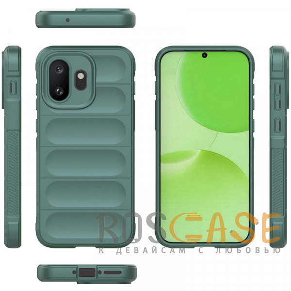 Фото Зеленый Flex Silicone | Противоударный чехол для OnePlus 15T с защитой камеры и микрофиброй