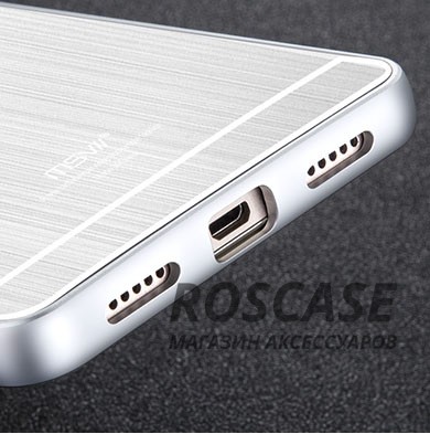 Фотография Серебряный Msvii | Металлический бампер для Huawei Honor 5X / GR5 (+стекло на экран)