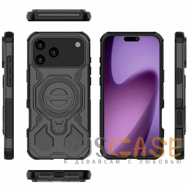 Изображение Черный Magnus | Противоударный чехол с Magsafe для iPhone 17 Pro Max