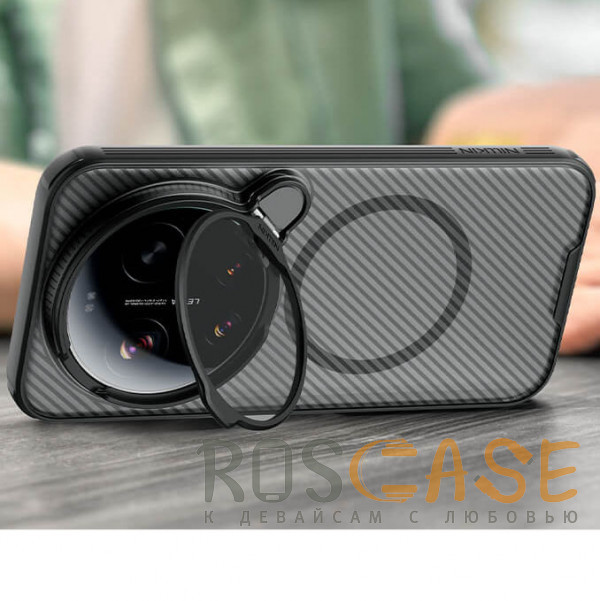 Фотография Серый Nillkin CamShield Prop Magnetic | Полупрозрачный чехол из пластика и TPU с поддержкой MagSafe и защитой камеры для Xiaomi Mi 17 Ultra