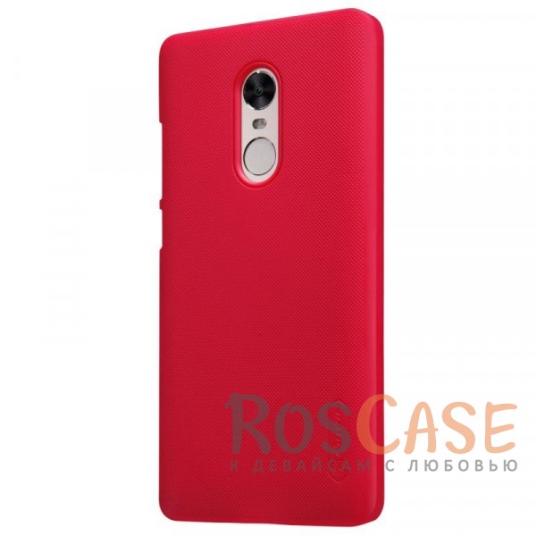 Фото Красный Nillkin Super Frosted Shield | Матовый чехол для Xiaomi Redmi Note 4X / Redmi Note 4