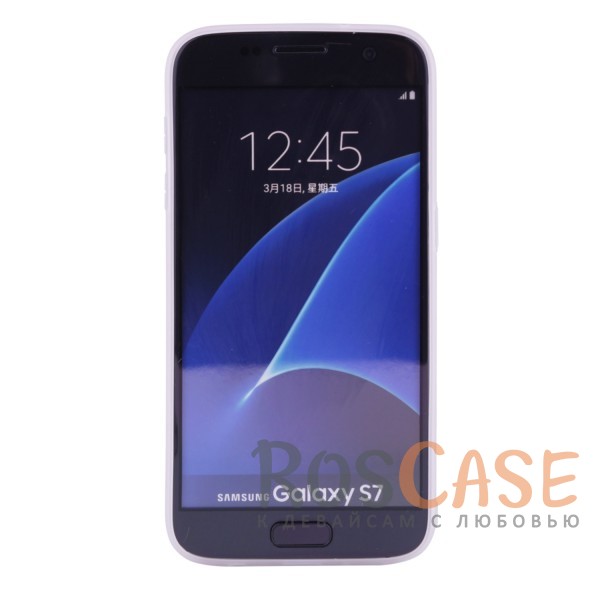 Фотография Гортензии Женский матовый чехол с ярким принтом для Samsung G930F Galaxy S7