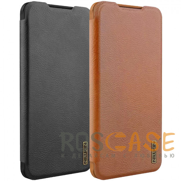 Фото Nillkin Qin PRO | Чехол-книжка из Premium экокожи с защитой камеры для Samsung Galaxy S25 Edge