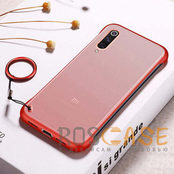 Фото Красный TPU+PC чехол Edge (+ кольцо) для Xiaomi Mi A3 (CC9e)