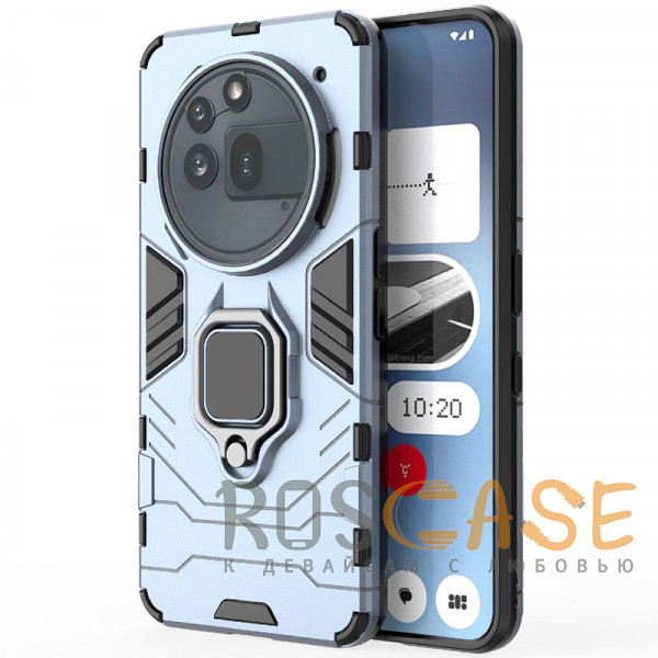 Фото Синий Transformer Ring | Противоударный чехол под магнитный держатель для Nothing Phone 3a Pro