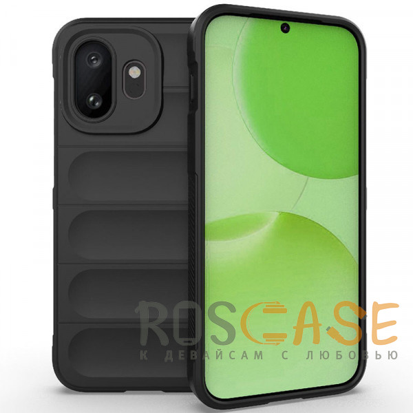 Фото Черный Flex Silicone | Противоударный чехол для OnePlus 15T с защитой камеры и микрофиброй