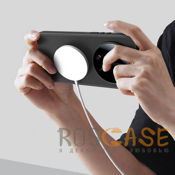 Изображение Черный Nillkin Super Frosted Shield Magnetic | Пластиковый чехол с поддержкой Magsafe для Xiaomi Mi 17 Ultra