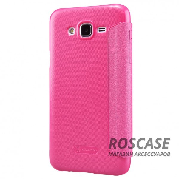 Изображение Розовый Nillkin Sparkle | Чехол-книжка для Samsung J700H Galaxy J7