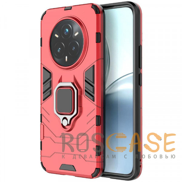 Фото Красный Transformer Ring | Противоударный чехол под магнитный держатель для Realme 14 Pro Plus 5G
