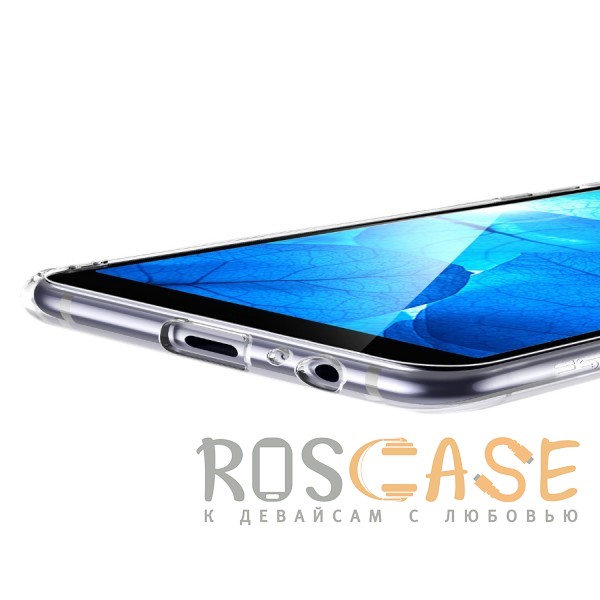 Фото Бесцветный J-Case THIN | Гибкий силиконовый чехол для Samsung A730 Galaxy A8+ (2018)