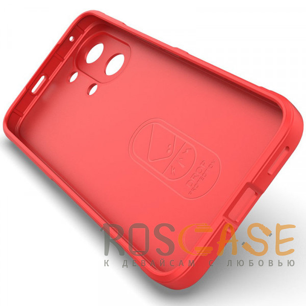 Изображение Красный Flex Silicone | Противоударный чехол для Poco X8 Pro Max / Xiaomi Turbo 5 Max с защитой камеры