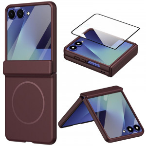 Чехол 3D с Magsafe и внешним стеклом  для Samsung Galaxy Z Flip 8
