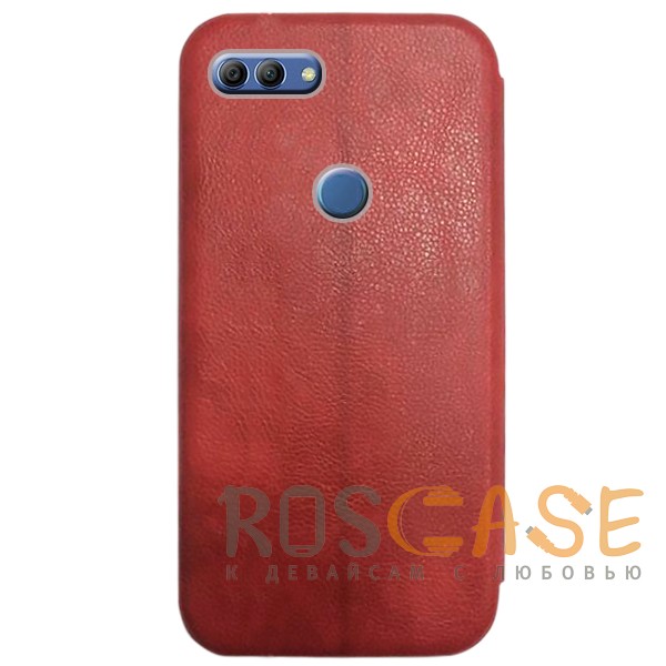 Фотография Красный Open Color 2 | Чехол-книжка на магните для Huawei Y9 (2018) / Enjoy 8 Plus с подставкой и внутренним карманом
