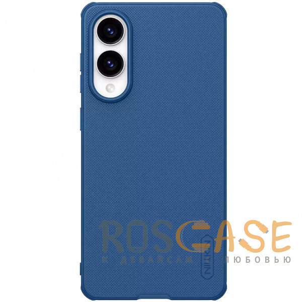 Фото Синий Nillkin Super Frosted Shield Pro | Матовый чехол из пластика и ТПУ для Samsung Galaxy S25 Edge