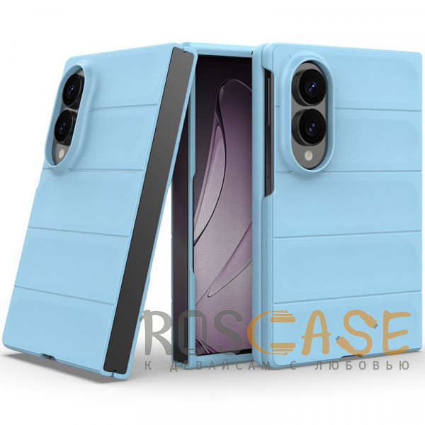 Фотография Голубой Flex Matte | Пластиковый чехол с Soft Touch покрытием для Samsung Galaxy Z Fold 8