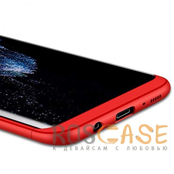 Изображение Красный GKK LikGus 360° | Двухсторонний чехол для Samsung G950 Galaxy S8 с защитными вставками