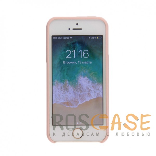 Фотография Розовый песок Чехол Silicone Case для iPhone 5/5S