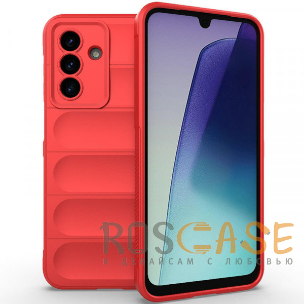 Фото Красный Flex Silicone | Противоударный чехол для Samsung Galaxy A17 с защитой камеры и микрофиброй