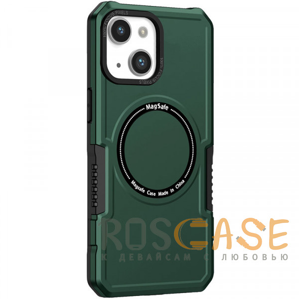 Фото Зеленый Magnetic Armor | Противоударный чехол с поддержкой MagSafe для iPhone 14