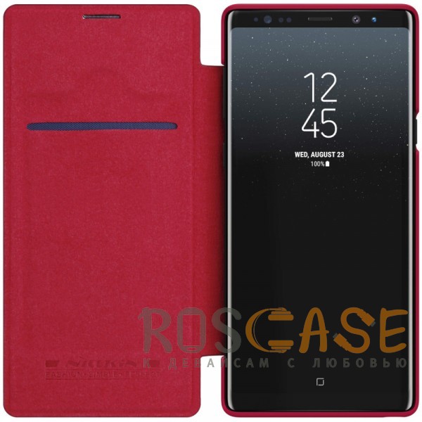 Изображение Красный Nillkin Qin | Чехол-книжка из Premium экокожи для Samsung Galaxy Note 9
