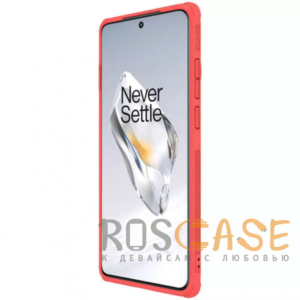 Фото Красный Nillkin Super Frosted Shield Pro | Матовый чехол из пластика и ТПУ для OnePlus 12