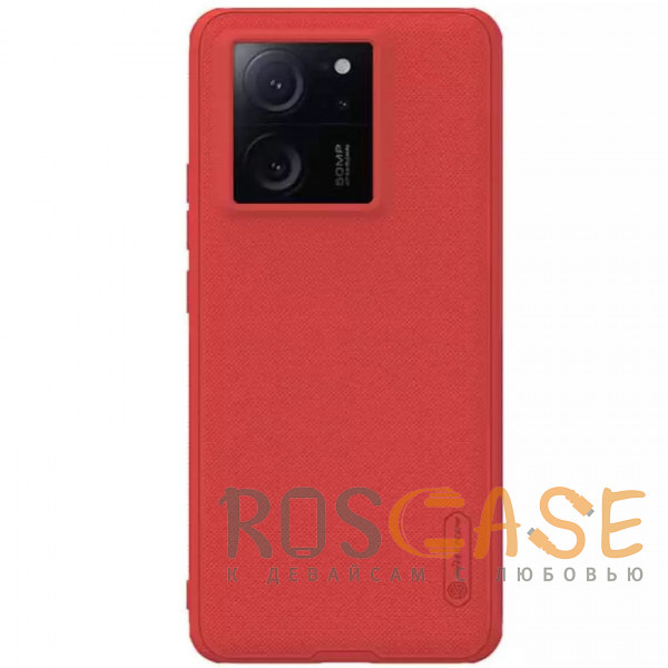 Фото Красный Nillkin Super Frosted Shield Pro | Матовый чехол из пластика и ТПУ для Xiaomi Mi 13T / Mi13T Pro / Redmi K60 Ultra
