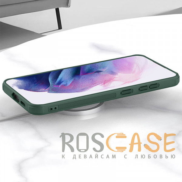 Фотография Черный Nillkin Super Frosted Shield Magnetic | Пластиковый чехол с поддержкой Magsafe для Samsung Galaxy S24 FE