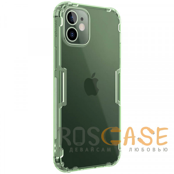 Изображение Зеленый Nillkin Nature | Прозрачный силиконовый чехол для iPhone 12 Mini