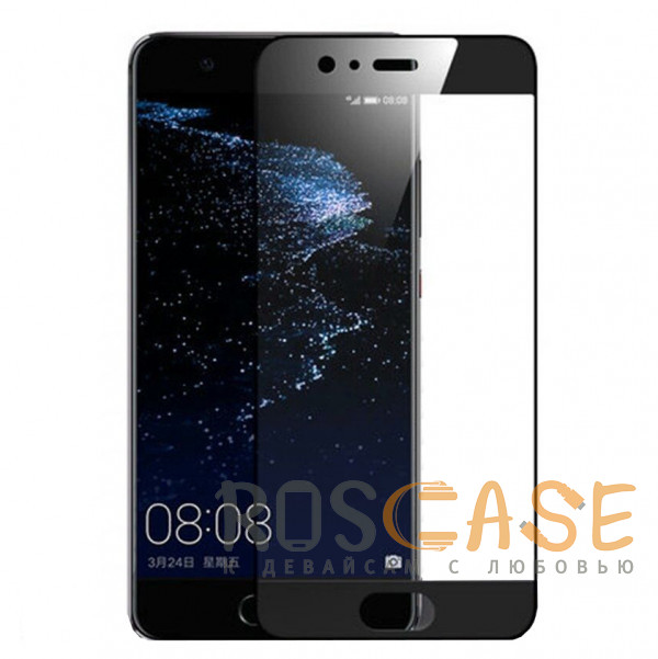 Фото Черный 5D защитное стекло для Huawei P10 на весь экран