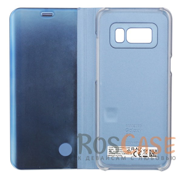 Фотография Синий / Blue Чехол-книжка Clear View Standing Cover с прозрачной обложкой и функцией подставки для Samsung G950 Galaxy S8