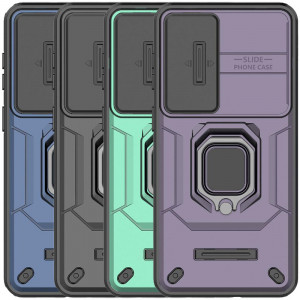 Transformer Ring Holder | Противоударный чехол с кольцом и шторкой камеры для Samsung Galaxy S26 Plus