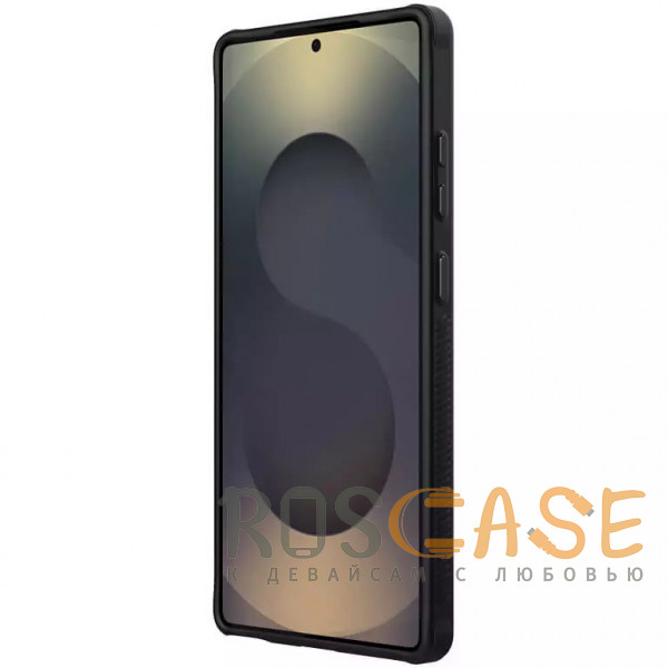 Изображение Серебряный Nillkin Synthetic Fiber Magnetic | Чехол с карбоновой текстурой для Samsung Galaxy S25 Ultra с поддержкой Magsafe