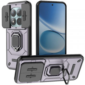 Transformer Ring Holder | Противоударный чехол с кольцом и шторкой камеры  для Xiaomi Redmi Note 15 Pro Plus