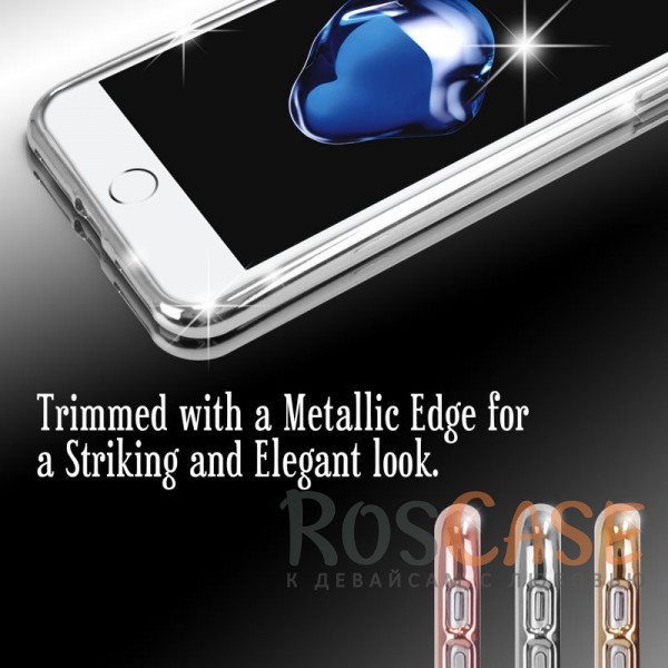 Фото Серебряный Mercury Ring 2 Jelly | Силиконовый чехол для Apple iPhone 7 / 8 (4.7")