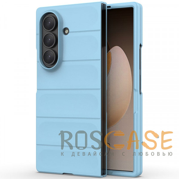 Фотография Голубой Flex Matte | Пластиковый чехол с Soft Touch покрытием для Samsung Galaxy Z Fold 7