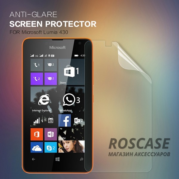 фото защитная пленка Nillkin для Microsoft Lumia 430 