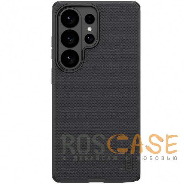 Фото Черный Nillkin Super Frosted Shield Magnetic | Пластиковый чехол с поддержкой Magsafe для Samsung Galaxy S26 Ultra