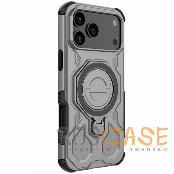 Фото Серый Magnus | Противоударный чехол с Magsafe для iPhone 17 Pro Max
