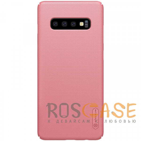 Фото Розовый / Rose Gold Nillkin Super Frosted Shield | Матовый чехол для Samsung Galaxy S10 Plus