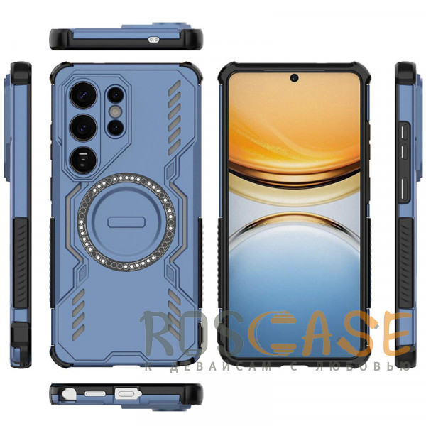 Фотография Синий Mirage MagSafe | Противоударный чехол с поддержкой MagSafe для Samsung Galaxy S26 Ultra
