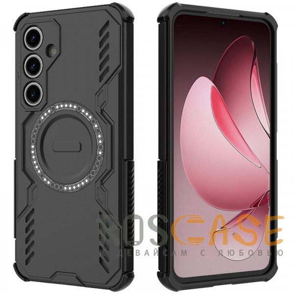 Фото Черный Mirage MagSafe | Противоударный чехол с поддержкой MagSafe для Samsung Galaxy S24 FE