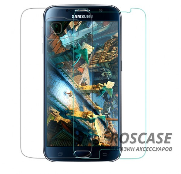 фото защитное стекло Nillkin Anti-Explosion Glass H для Samsung Galaxy S6 G920F/G920D+пленка на з.панель