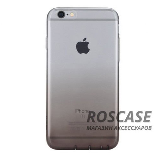 Фото Черный / Transparent black ROCK Iris | Силиконовый чехол для Apple iPhone 6/6s plus (5.5") с цветным градиентом