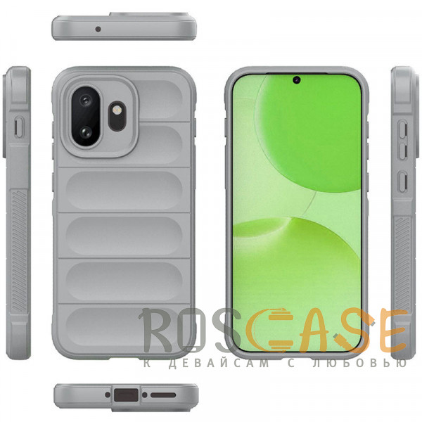 Фото Серый Flex Silicone | Противоударный чехол для OnePlus 15T с защитой камеры и микрофиброй