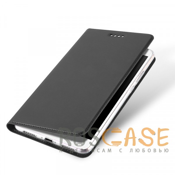 Фотография Серый Dux Ducis | Чехол-книжка для Xiaomi Mi Max 2 с подставкой и карманом для визиток