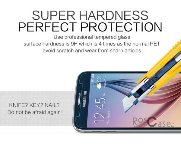 фото защитное стекло Nillkin Anti-Explosion Glass H+ для Samsung Galaxy S6 G920F/G920D+пленка на з.панель