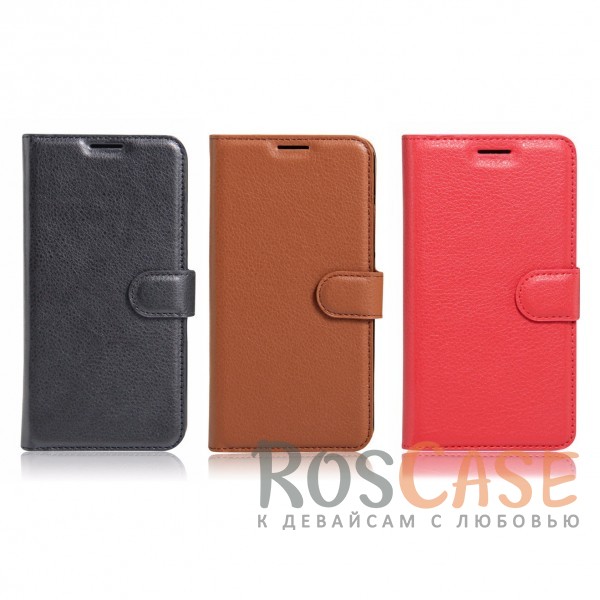 Фото Wallet | Кожаный чехол-кошелек с внутренними карманами для Xiaomi Redmi Note 4 (MTK)