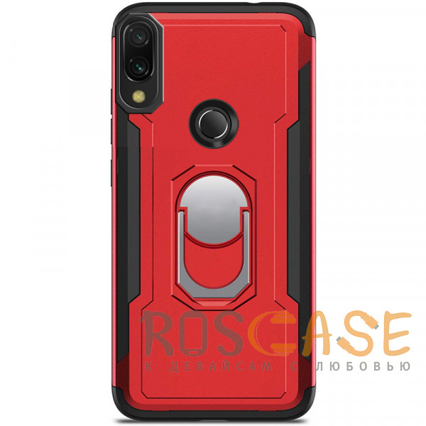 Фото Красный Противоударный чехол SG Ring магнитный держатель для Xiaomi Redmi Note 7 (Pro) / 7s