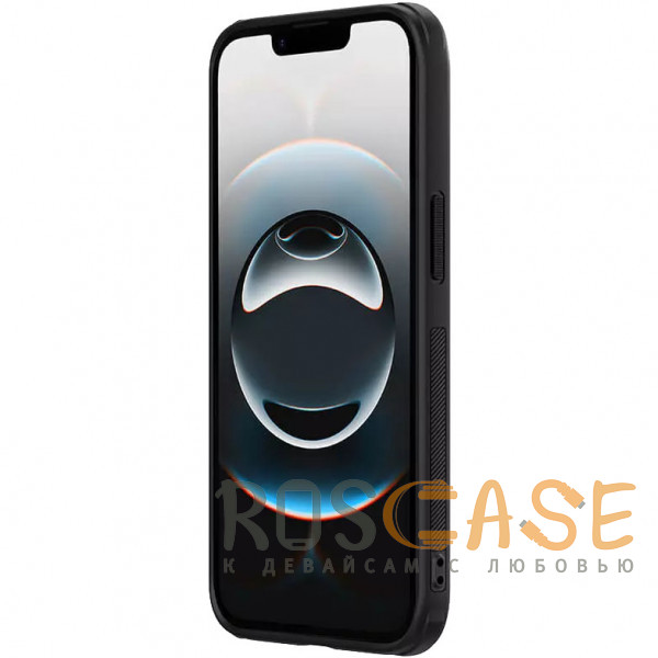 Изображение Черный Nillkin Super Frosted Shield Magnetic | Пластиковый чехол с поддержкой магнитной зарядки Magsafe для iPhone 16e