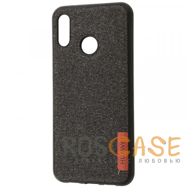 

Label Textile | Ультратонкий чехол для Xiaomi Mi 8 с текстильным покрытием (Черный)